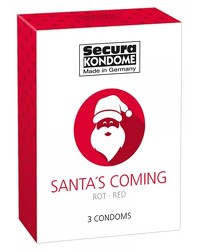 Secura Santas Coming: Kondome, 3er Pack